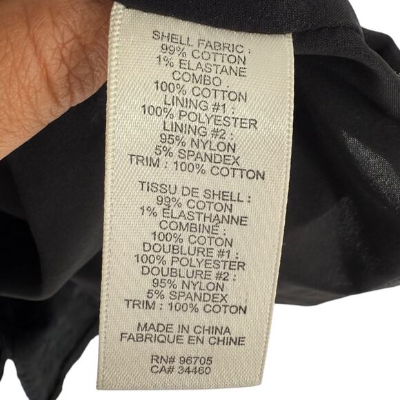 Rebecca Taylor Black Guipure Lace Pencil Skirt, Mid Length, Size 8 - Picture 6 of 7